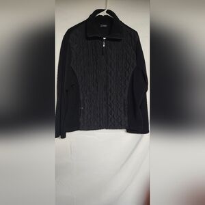 Womens Quilted Sweater Jacket